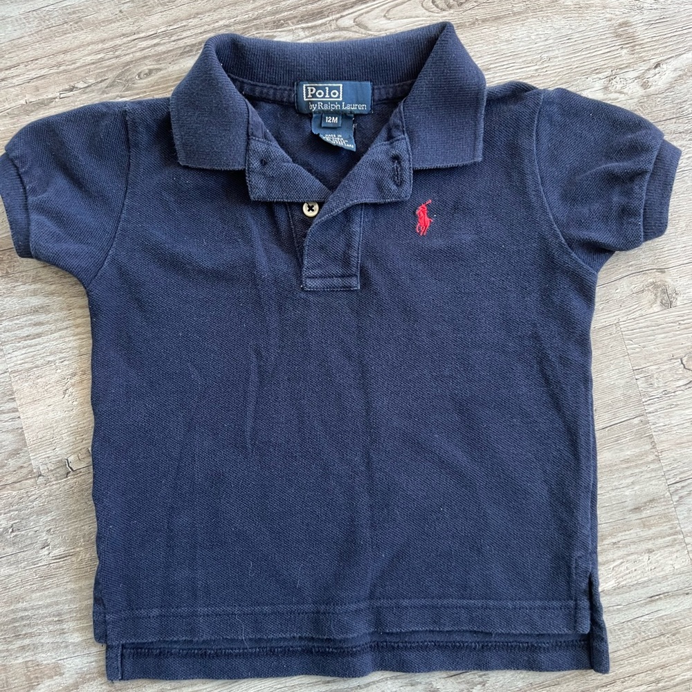 Ralph Lauren Polo Navy Blue Polo Shirt